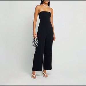 Strapless Black Jumpsuit
